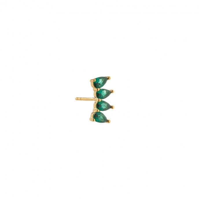 SILVER EARRING WITH DROPS