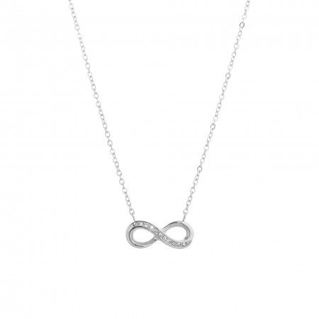 STEEL NECKLACE WITH INFINITE
