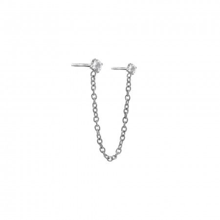 DOUBLE STEEL EARRING