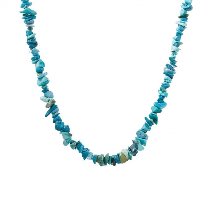 TURQUOISE NATURAL STONE NECKLACE