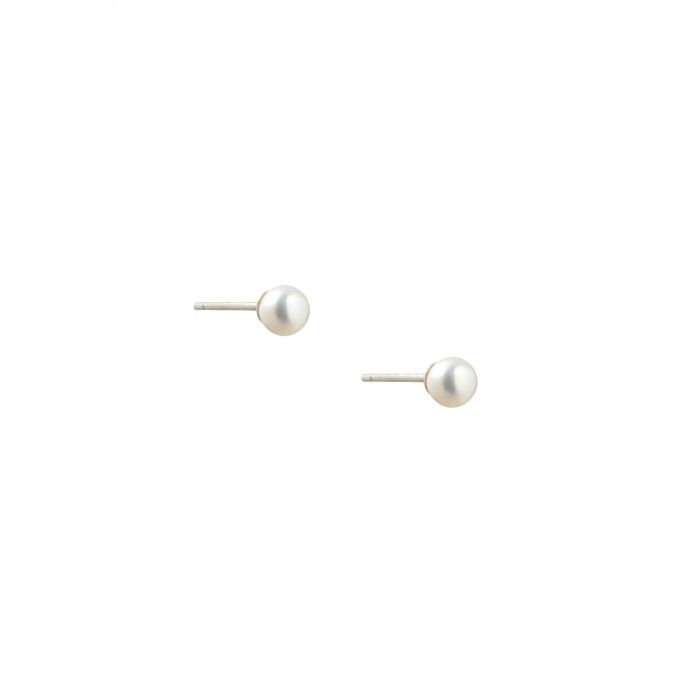 BALL PEARL EARRINGS