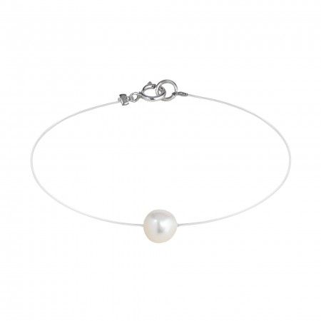 SILVER BRACELET WITH PEARL