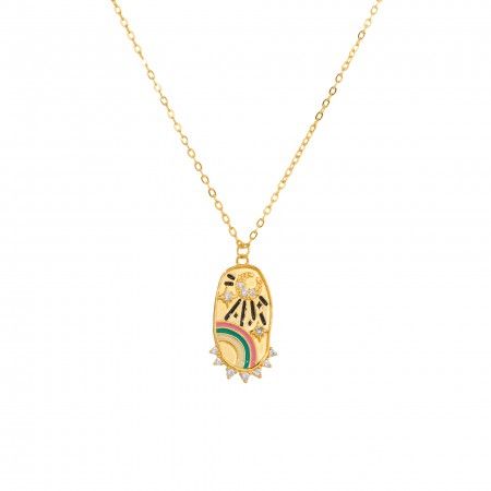 RAINBOW SILVER NECKLACE