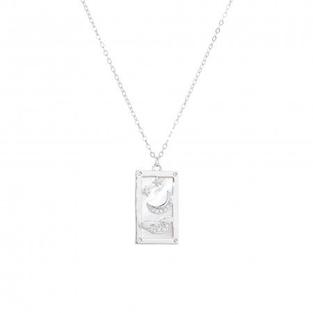 NIGTHT SILVER MECKLACE