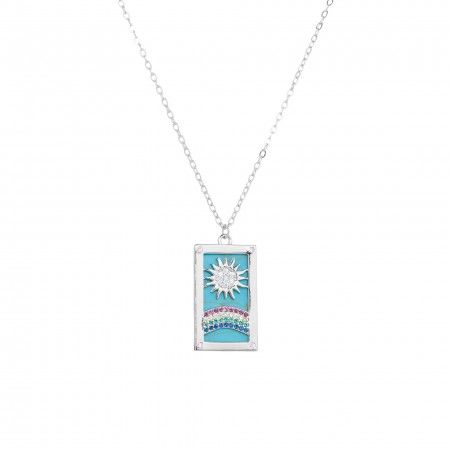 RAINBOW SILVER NECKLACE