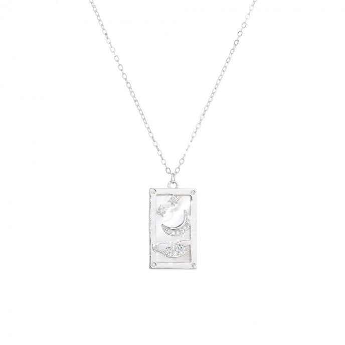 NIGTHT SILVER MECKLACE