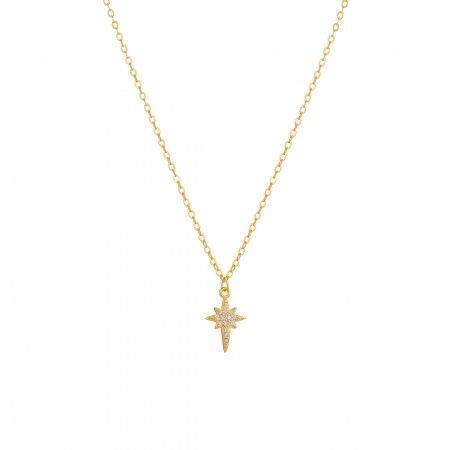 SILVER NECKLACE WITH STAR