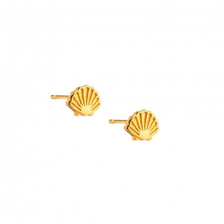 SHELL SILVER EARRINGS