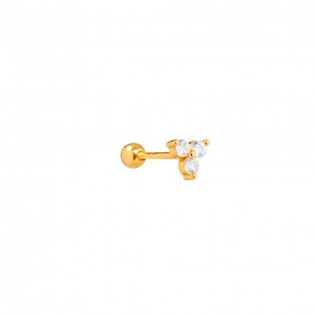 SILVER PIERCING WITH ZIRCONS SILVER PIERCING WITH ZIRCONS