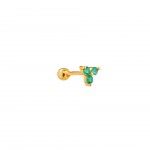 Gold Plated Silver - Green