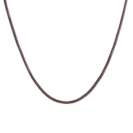 LEATHER NECKLACE 40CM LEATHER NECKLACE 40CM