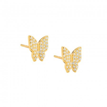 BUTTERFLY SILVER EARRINGS