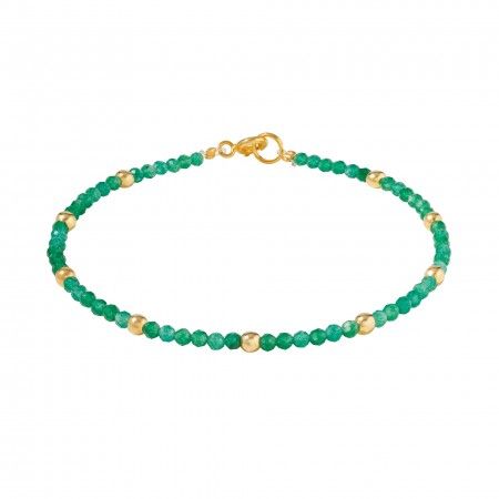 PULSEIRA PEDRAS GATA VERDE