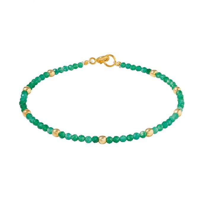 PULSERA DE PIEDRAS ÁGATA VERDE PULSERA DE PIEDRAS ÁGATA VERDE