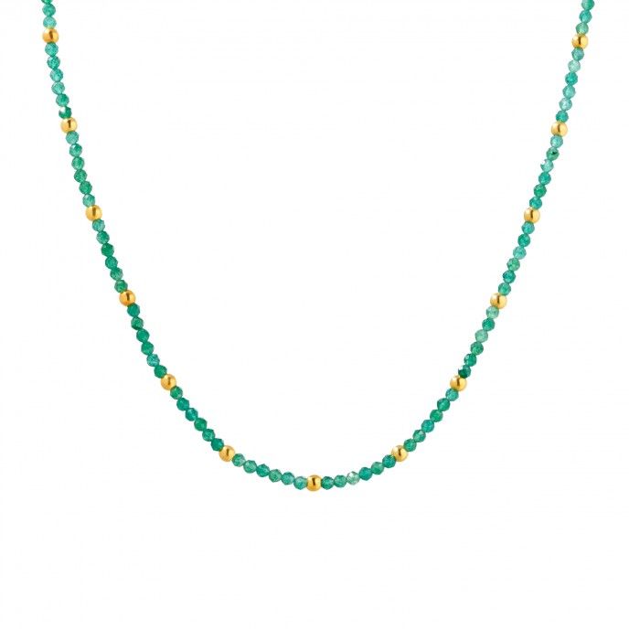 SILVER CHOKER WITH NATURAL STONES SILVER CHOKER WITH NATURAL STONES