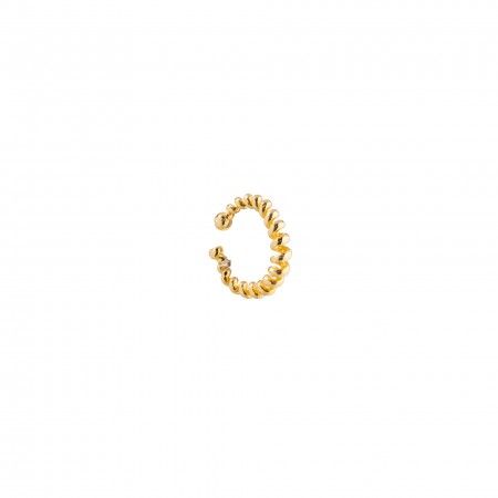TWISTED SILVER EAR CUFF