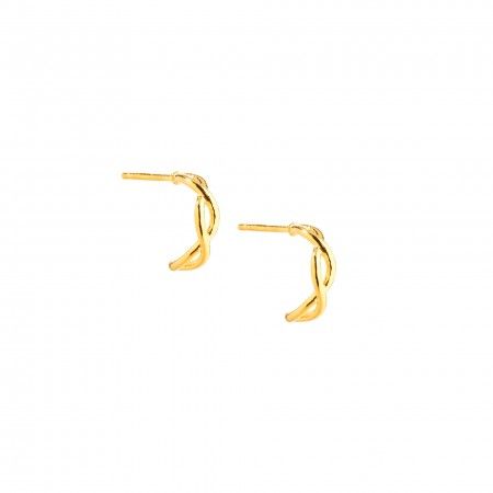 INFINITIES SILVER HOOPS