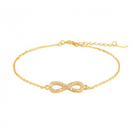 SILVER BRACELET WITH INFINITE