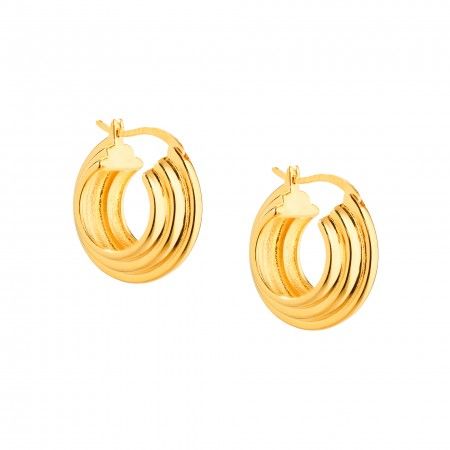 LARGE SILVER HOOPS