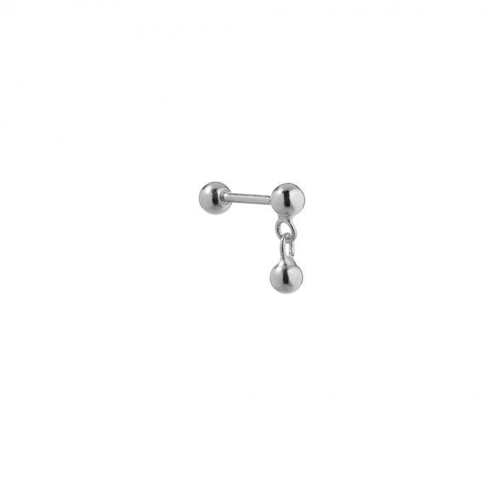 SILVER PIERCING WITH BEADS