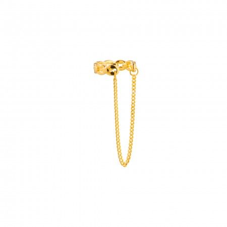 PENDIENTE EAR CUFF CON CADENA