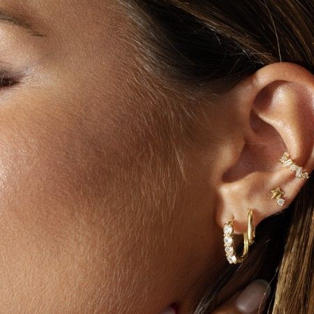 SHINY SILVER HOOPS SHINY SILVER HOOPS