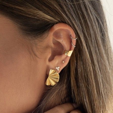 SILVER PIERCING WITH ZIRCONS SILVER PIERCING WITH ZIRCONS