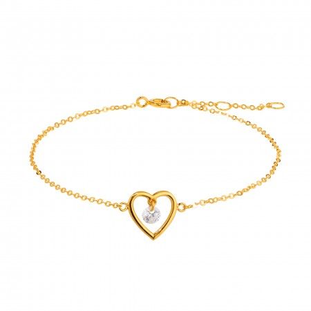 PULSERA CON CORAZN