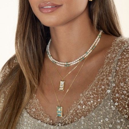 RAINBOW SILVER NECKLACE RAINBOW SILVER NECKLACE