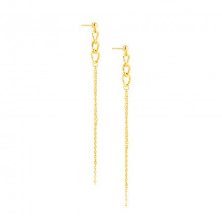 PENDIENTES CON CADENAS PENDIENTES CON CADENAS