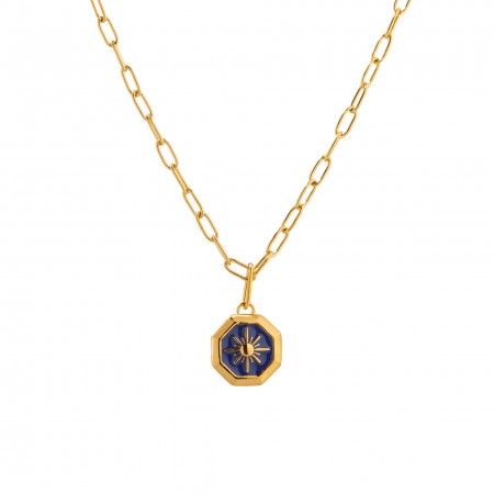 STEEL NECKLACE WITH STAR