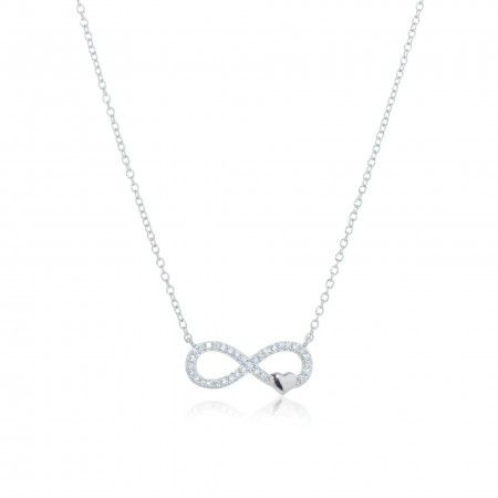 INFINITE SILVER NECKLACE