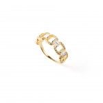 Gold Plated Silver - Zircon
