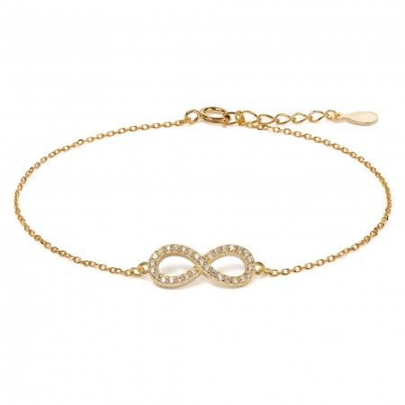 SILVER BRACELET WITH INFINITE