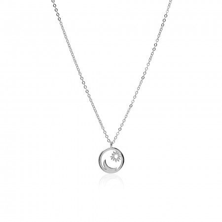 SILVER NECKLACE WITH SKY