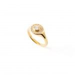 Gold Plated Silver - Zircon