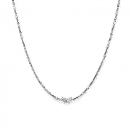 BUTTERFLY SILVER NECKLACE