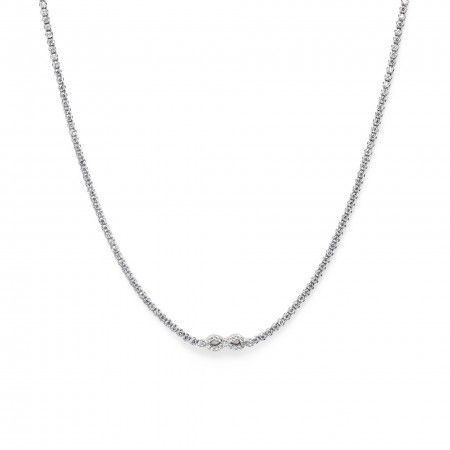 INFINITE SILVER NECKLACE